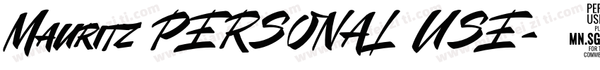 Mauritz PERSONAL USE字体转换